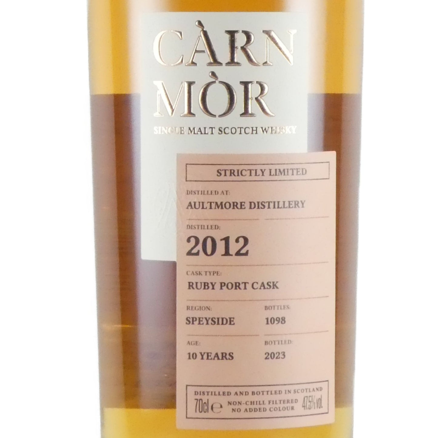 カーンモア ストリクトリーリミテッド オルトモア 2012 10年 ルビーポートカスク シングルモルトスコッチウイスキー 700ml スコットランド ウイスキー