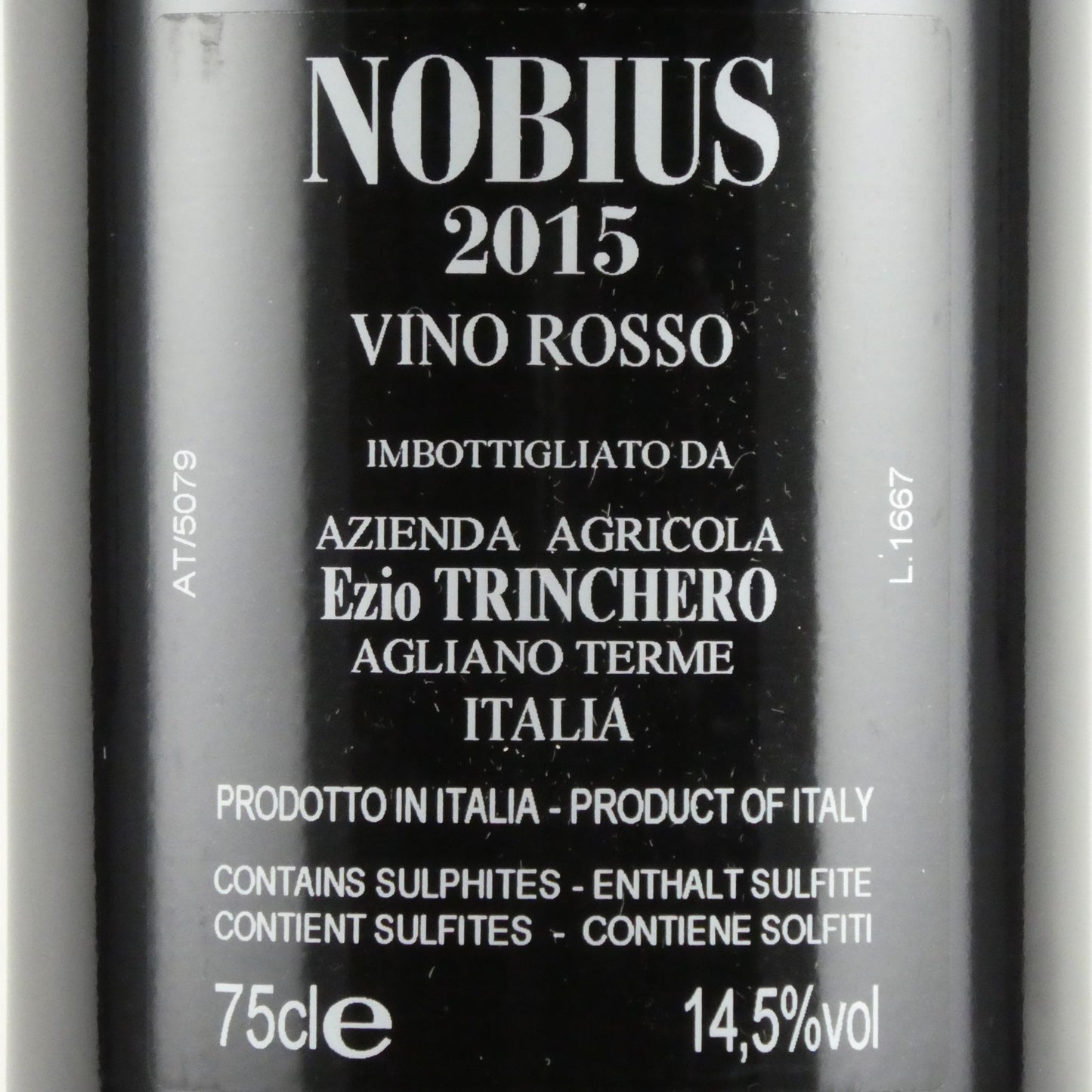 トリンケーロ ノビウス ヴィーノ ロッソ 2015 イタリア 赤ワイン 750ml