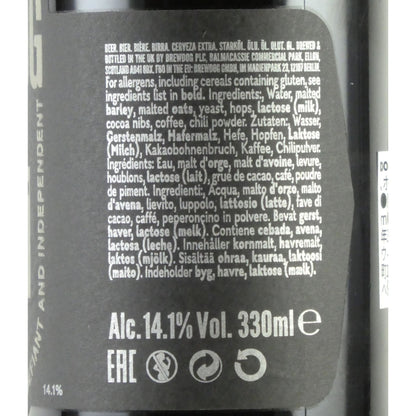 ブリュードッグ ドッグJ チョコレートチリインペリアルスタウト 330ml スコットランド クラフトビール