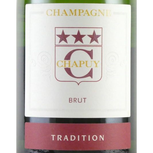 [ハーフボトル] シャンパーニュ シャピュイ トラディション ブリュット 375ml フランス 白 シャンパン