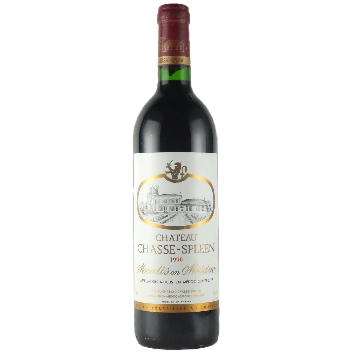 [1990年] シャトー シャス スプリーン 1990 フランス ボルドー ムーリ アン メドック 赤ワイン 750ml