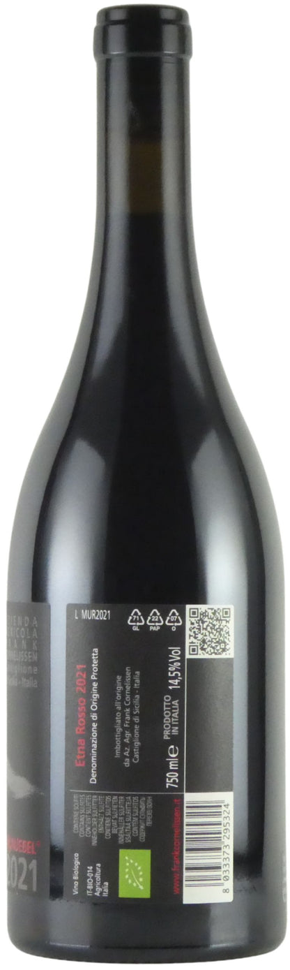 [2021年] フランク コーネリッセン ムンジェベル ロッソ 2021 イタリア シチリア エトナ 赤ワイン 750ml