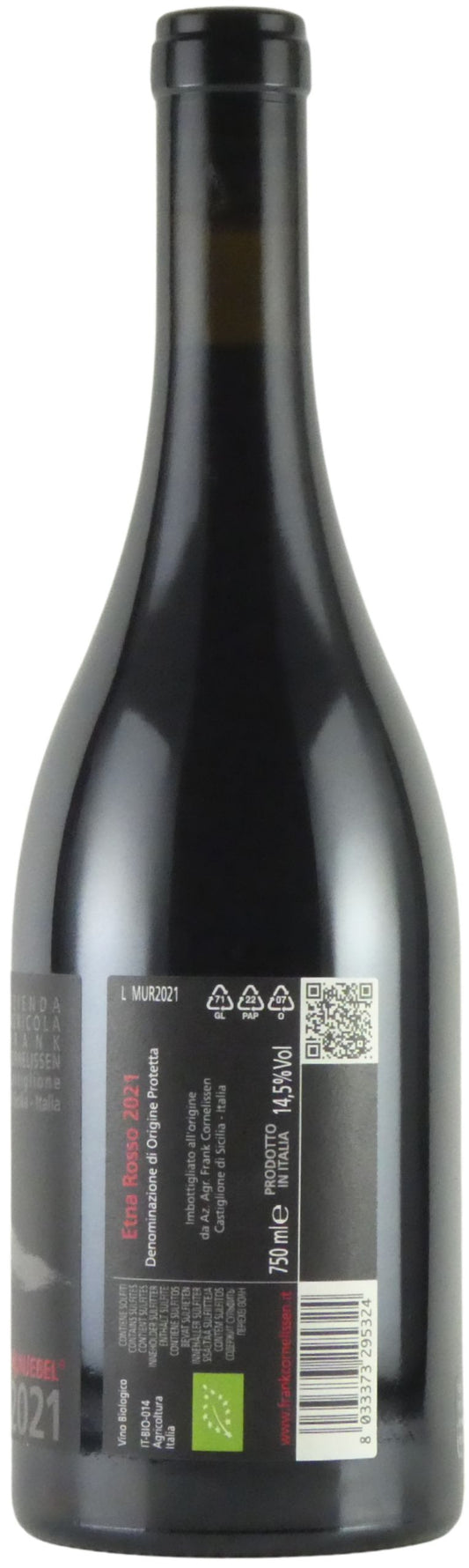 [2021年] フランク コーネリッセン ムンジェベル ロッソ 2021 イタリア シチリア エトナ 赤ワイン 750ml