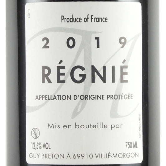ギィ ブルトン レニエ 2019 フランス ボージョレ 赤ワイン 750ml