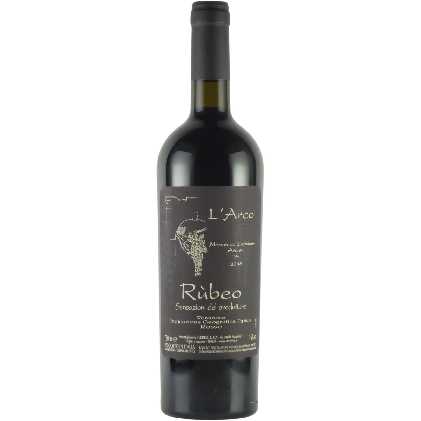 ラルコ ルベオ 2018 イタリア 赤ワイン 750ml