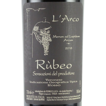 ラルコ ルベオ 2018 イタリア 赤ワイン 750ml