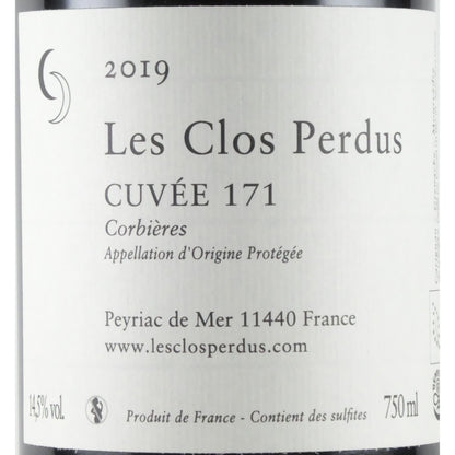 レ クロ ペルデュ キュヴェ171 コルビエール 2019 フランス ラングドック 赤ワイン 750ml