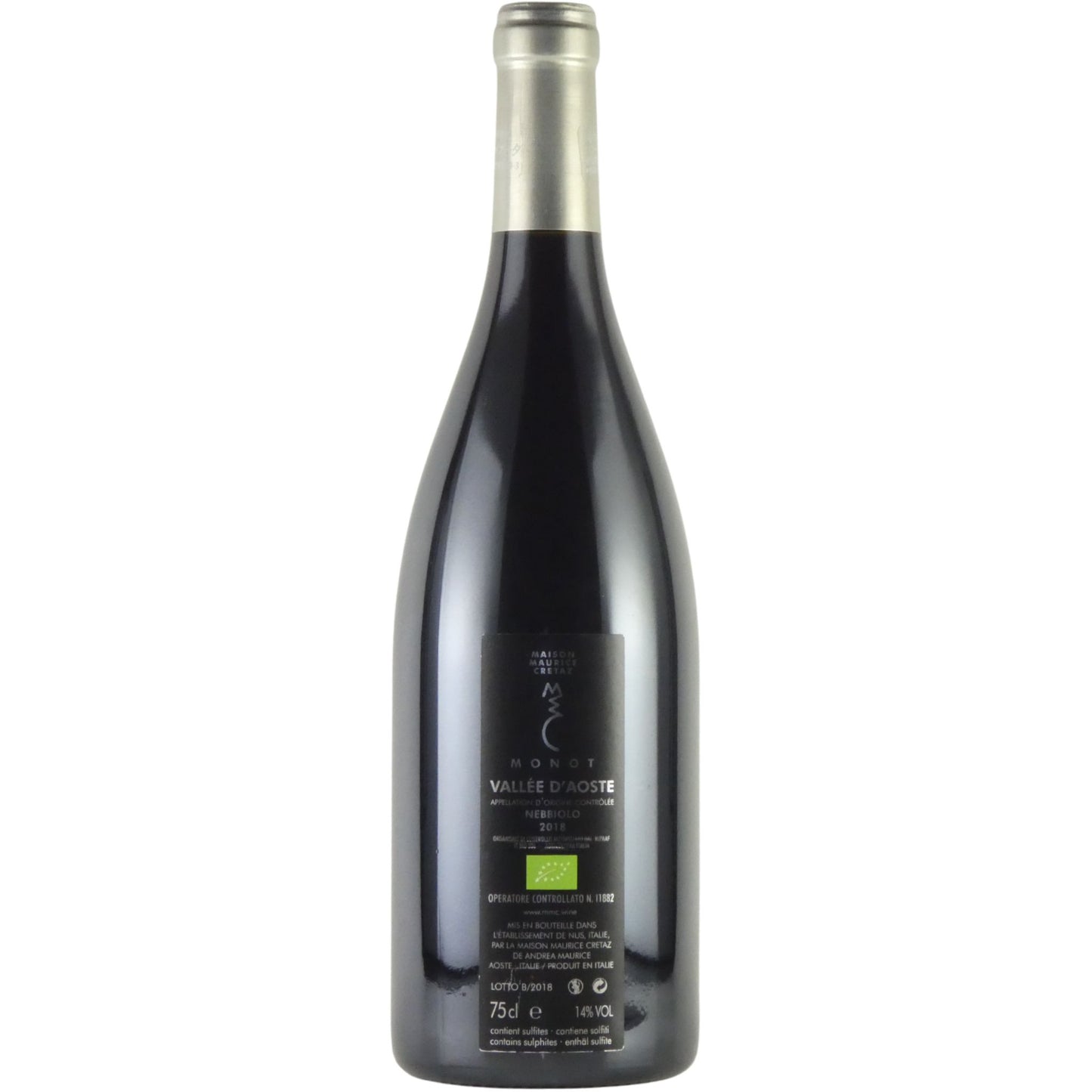 メゾン モーリス クレタ ボス モノ 2018 ネッビオーロ 750ml イタリア ヴァッレ ダオスタ 赤ワイン