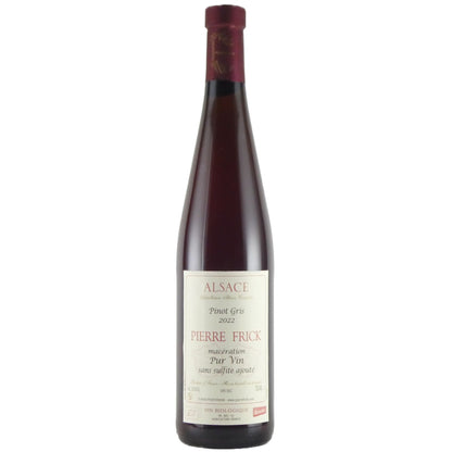 ピエール フリック ピノ グリ マセラシオン 2022 サン シュルフィト アジュテ 750ml フランス アルザス オレンジワイン