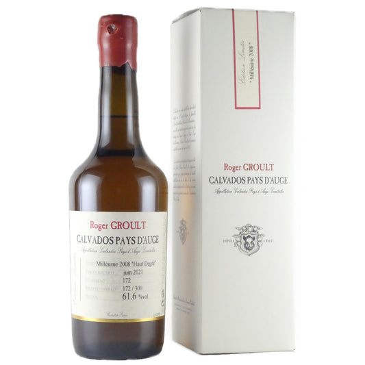 [内容量 500ml] ロジェ グルー リミテッドエディション ミレジム 2008 カルヴァドス ペイ ドージュ 500ml フランス ブランデー [並行輸入品]