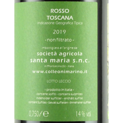 サンタ マリーア コッレオーニ ロッソ トスカーナ 2019 イタリア 赤ワイン 750ml