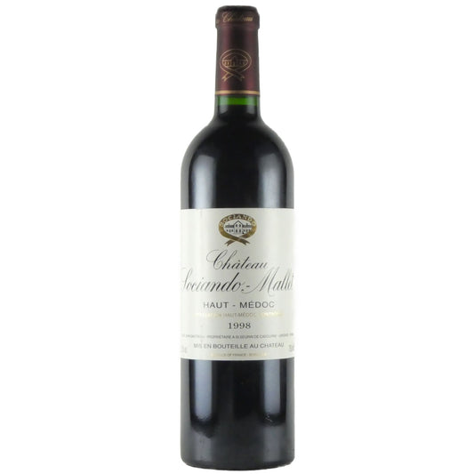 [ラベルに汚れ][1998年] シャトー ソシアンド マレ 1998 フランス ボルドー オー・メドック 赤ワイン 750ml