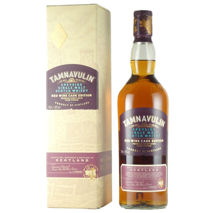 タムナヴーリン レッドワインカスク エディション ジャーマン ピノノワール カスクフィニッシュ スペイサイド シングルモルトスコッチウイスキー 700ml スコットランド ウイスキー [並行輸入品]