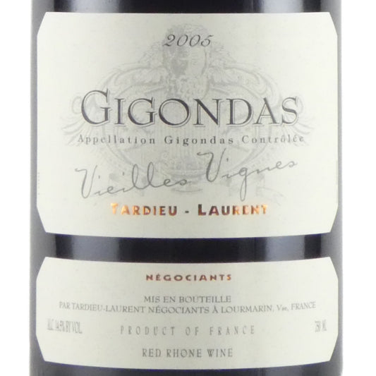 [2005年] タルデュー ローラン ジゴンダス ヴィエイユ ヴィーニュ 2005 フランス ローヌ 赤ワイン 750ml [ジャパンインポートシステム輸入][並行輸入品]