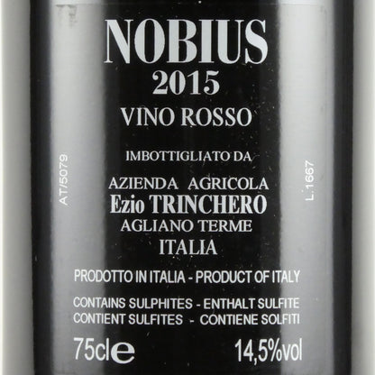 トリンケーロ ノビウス ヴィーノ ロッソ 2015 イタリア 赤ワイン 750ml