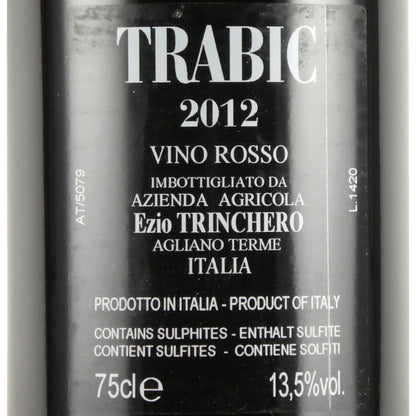 トリンケーロ トラビック 2012 ヴィーノ ロッソ 750ml イタリア 赤ワイン